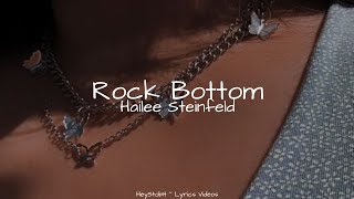 Hailee Steinfeld - Rock Bottom (ft. DNCE) [Lyrics]