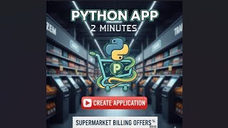 I Coded a Python Supermarket App in 2 Minutes! (2025) #python #tutorial