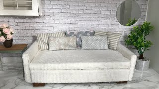 DIY: miniature sofa bed / pull-out couch