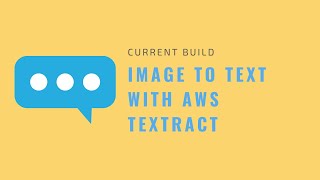 Image to Text with AWS Textract