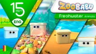 Zoobabu | Collection 17 (Freshwater Animals) | Full episodes for kids | 15 minutes