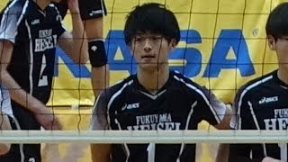 迫田郭志選手のフリースパイク 全日本インカレ2018の準決勝＆決勝から Japan volleyball