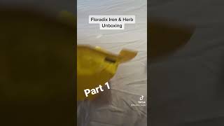 Unboxing Floradix Iron \u0026 Herb Liquid Supplement Part.1 #lowiron #remedy #health #hairgrowth #black