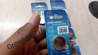 Renata CR2450N 3Volt Lithium Button/Coin Cell Battery