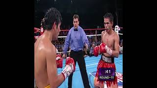 Manny Pacquiao Absolutely DESTROYS Marco Antonio Barrera.. #shorts