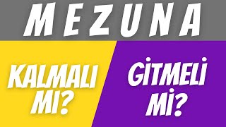 Mezuna Kalmalı mısın? Gitmeli misin? 3 Soruluk Test İle Karar Ver !