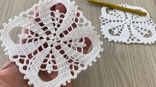 Awesome and New Crochet Pattern Square Motif Runner, Blouse Model Tutorial