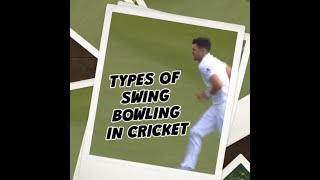 Types of Swing Bowling in Cricket !! Inswing | Outswing | Reverse Swing #cricket #shorts #swing