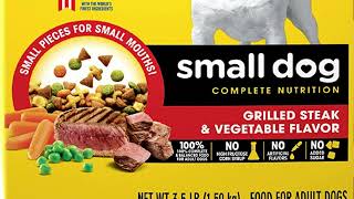 Review Pedigree Dog Food Dry Complete Nutrition Adult Small Breed Grilled Steak \u0026 Vegetables Flavor