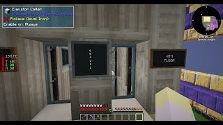 ATM 7 Hardcore Ep. 6 - PneumaticCraft Plastic and Elevators