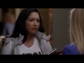 glee brittany and santana show each other their born this way shirts 2x18