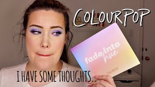 COLOURPOP FADE INTO HUE PALETTE | REVIEW, FIRST IMPRESSIONS, AND LIP INJECTIONS?