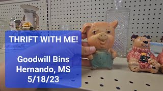 Thrift with Me at the Goodwill Bins in Hernando, MS!