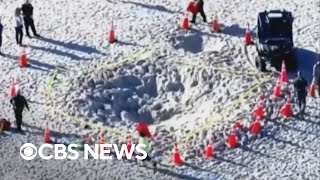 Girl, 7, killed after sand hole collapses on Florida beach