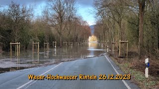 Weser-Hochwasser 26.12.2023