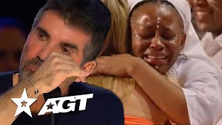 Simon Cowell Cries After Golden Buzzer Tribute Audition To Nightbirde On America's Got Talent 2023
