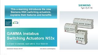 Siemens - new KNX switching actuators