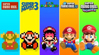 Evolution of Game Over in Super Mario Games (1981-2024)