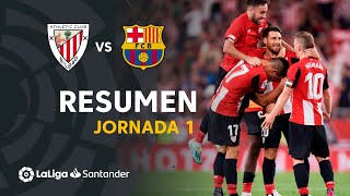 Resumen de Athletic Club vs FC Barcelona (1-0)