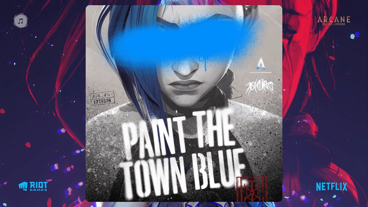 Ashnikko Paint The Town Blue Arcane League Of Legends Season 2