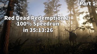 Red Dead Redemption 2 100% Speedrun in 35:13:26 PART 1