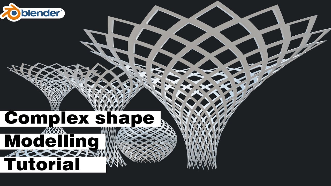 Hard Surface Modeling In Blender Complex Shapes Blender Tutorial