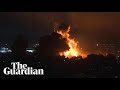 Huge explosions seen in Beirut's southern suburbs