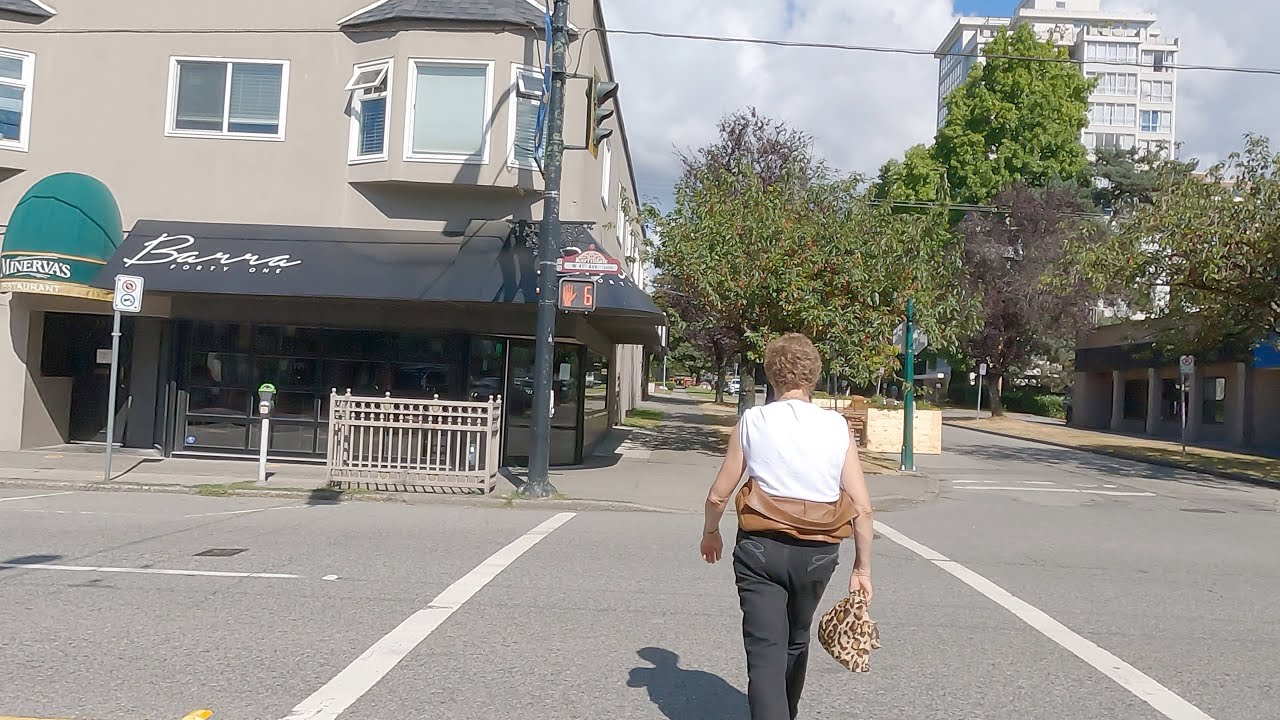 Vancouver BC Canada - West 41st Avenue Walk To Kerrisdale Area - YouTube