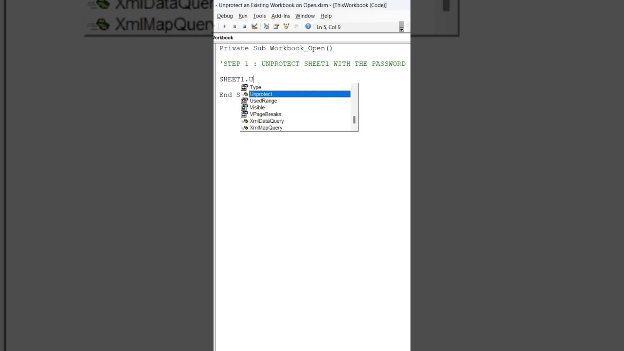 Снятие защиты с книг Excel с легкостью #excelvba