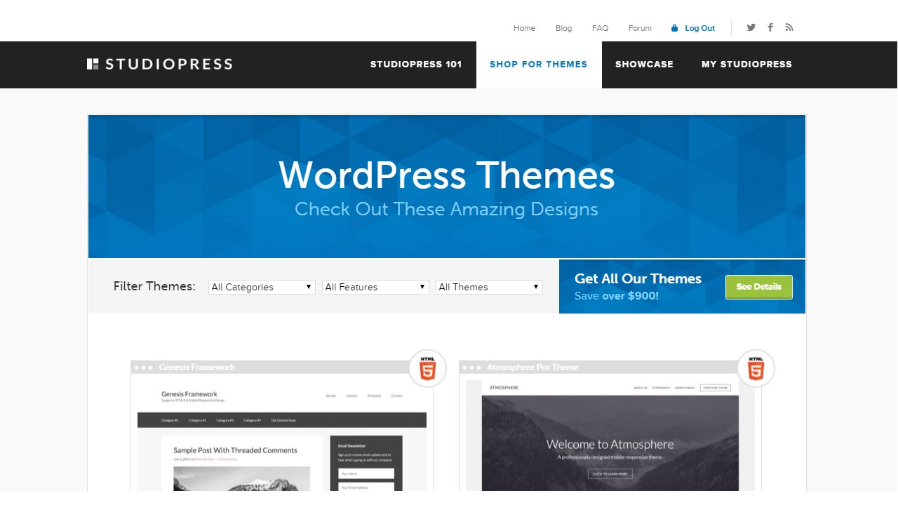 Studiopress Wordpress Themes Review Youtube