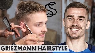 Antoine Griezmann Hairstyle - Short Sporty Side Swept - Men hair inspiration