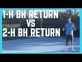 One-Handed Backhand Return vs Two-Handed Backhand Return