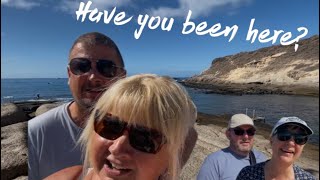 TENERIFE ☀️ JANUARY \u0026 Its BAKING! Walk ALONG the BEACH 🌴 stunning area