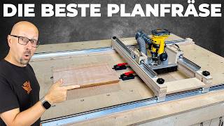 Die BESTE Planfräsvorrichtung zum Selberbauen! #werkstatt #woodworking