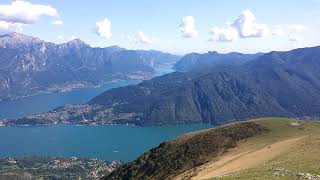 Lake Como and Bellagio as seen from Monte Tremezzo