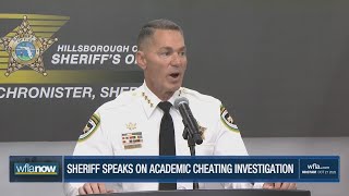 Sheriff Chronister addresses investigation involving academic cheating within HCSO