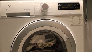 Washing Machine start. Vaskemaskin start, Electrolux Steamsystem