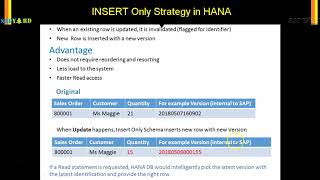 HDB   014   What is Insert Only Approach in HANA