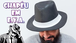 CHAPÉU EM E.V.A. | FEDORA | Tenkuu Shinpan | Muzan Kibutsuji (COMO FAZER)