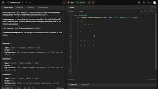 Leetcode 1143 - Longest Common Subsequence - Python (Space optimized)
