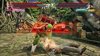 tekken7　ポール鉄拳王vs一八　ランクマ