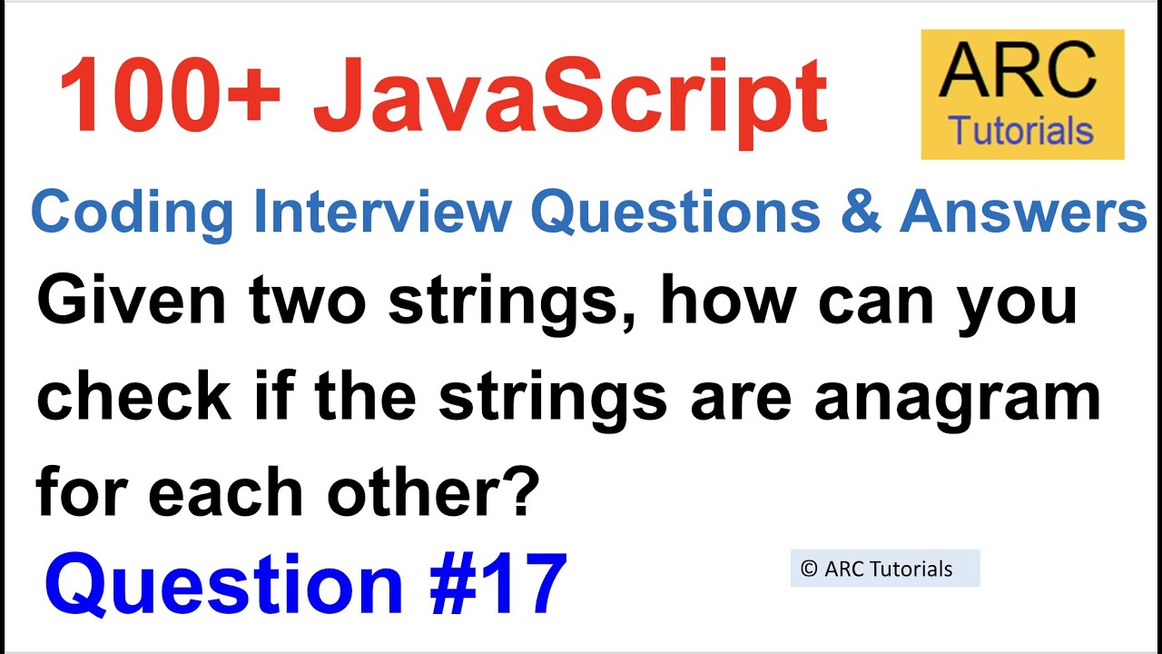 Javascript Interview Questions And Answers - #17 | Javascript Coding ...