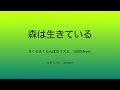 森は生きている　さくらさくらんぼのリズム　1回のみver.