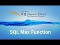 SQL Max Function - SQL Training Online - Quick Tips Ep20