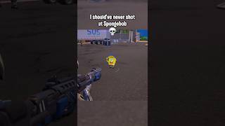DON'T SHOOT SPONGEBOB 💀 #fortniteclips #gaming #fortnite