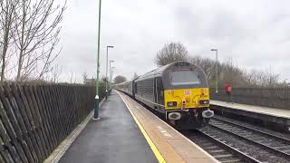 67005 ‘Queen’s messenger’\u0026 67006 ‘royal sovereign’ 5Z66 ECS to wembley -tamworth high lvl 11/03/22