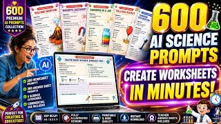 Fun Science Worksheet Prompt Vault Review 2026 | AI Worksheets for KDP, Etsy & Teachers
