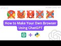 How Build a Browser Using ChatGPT and Python in Code Camp BD #chatgpt #openai #code_camp_bd #python