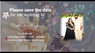 WEDDING CEREMONY || TINTU WITH MEGHA || 11TH SEPT 2023 || KATTACHIRA