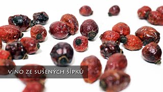 recept na domácí víno ze sušených šípků - 1. část